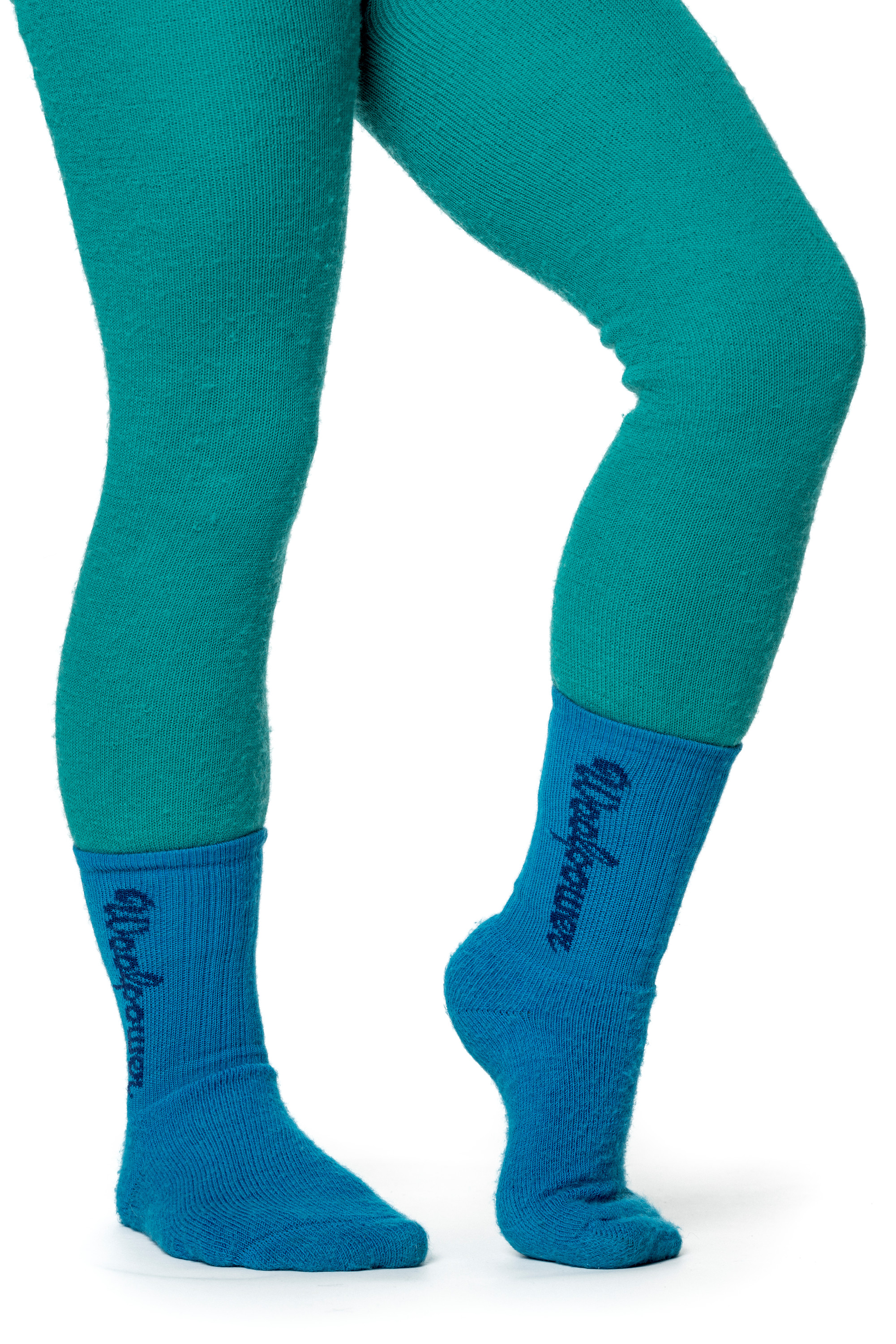 Kids Socks 400 - Dolphin Blue
