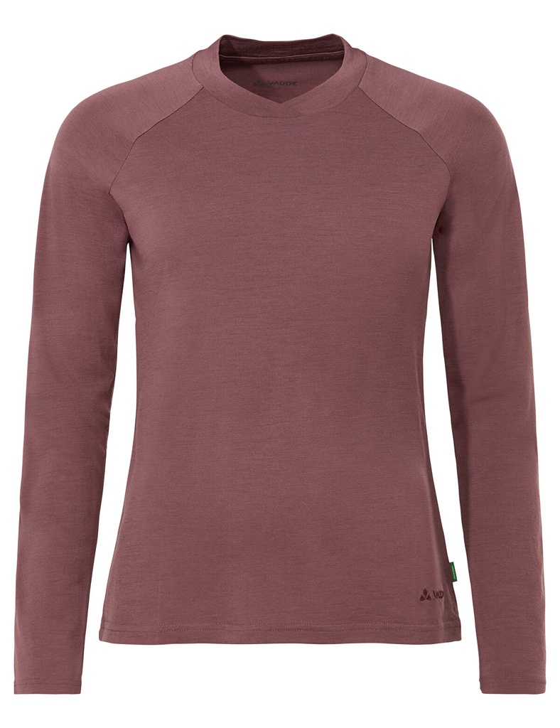 [49085-348] Women's Essential Wool LS T-Shirt (Ruby Dusk, 34)