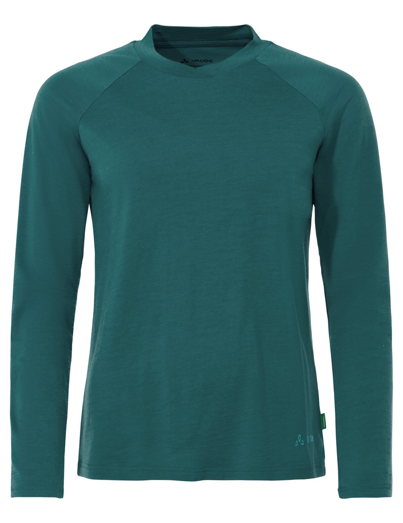 Women's Essential Wool LS T-Shirt (Ruby Dusk, 34)
